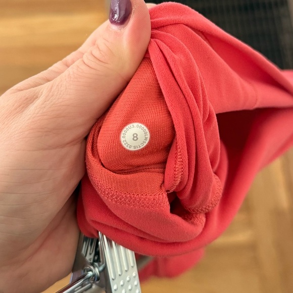 Lululemon High Rise Align Leggings Coral Raspberry Cream in size 8 - Picture 7 of 7